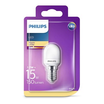 jääkaapin LED-polttimo Philips E14/1,7W/230V 2700K