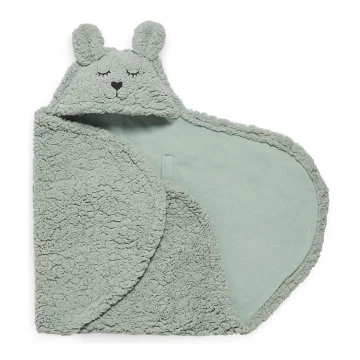 Jollein - Kapalohuopa fleece Bunny 100x105 cm Ash Green
