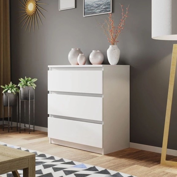 Kaappi MALWA 77x70 cm valkoinen