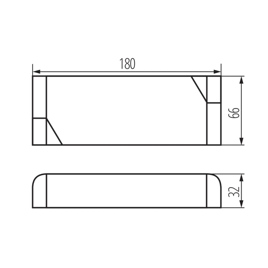 LED Elektroninen muuntaja 100W/24V