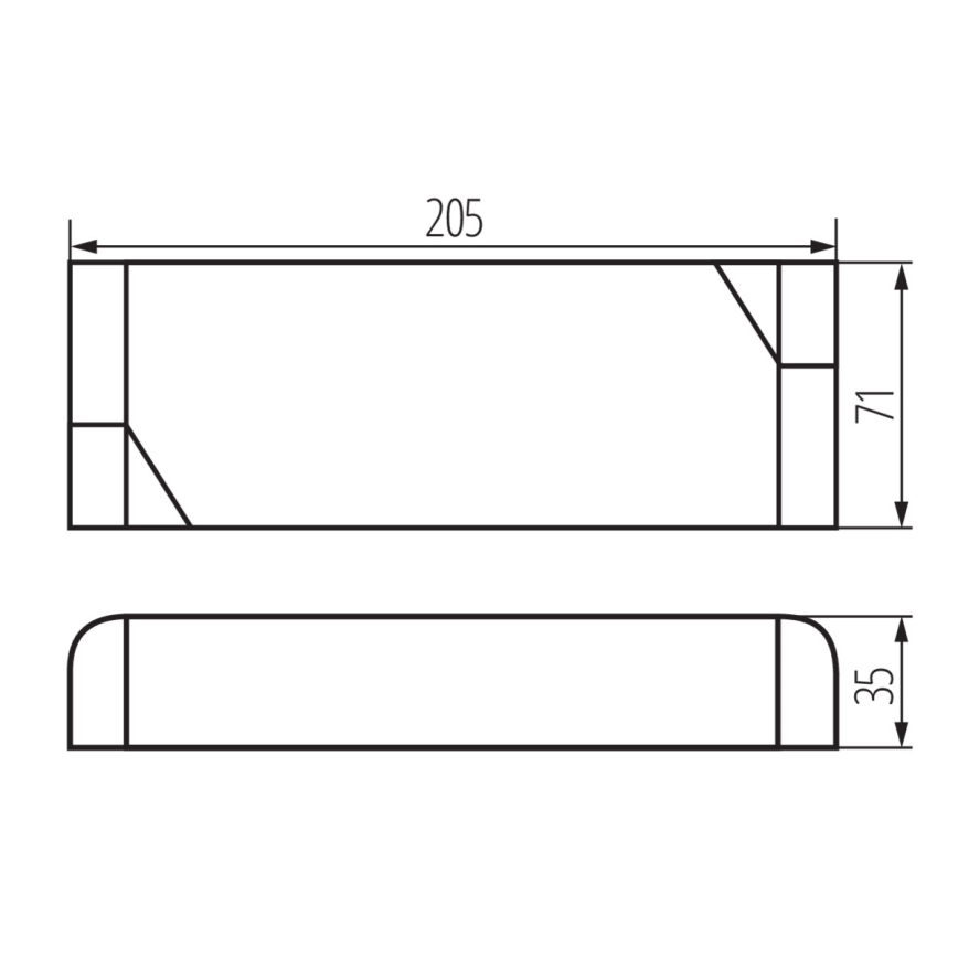 LED Elektroninen muuntaja 200W/24V