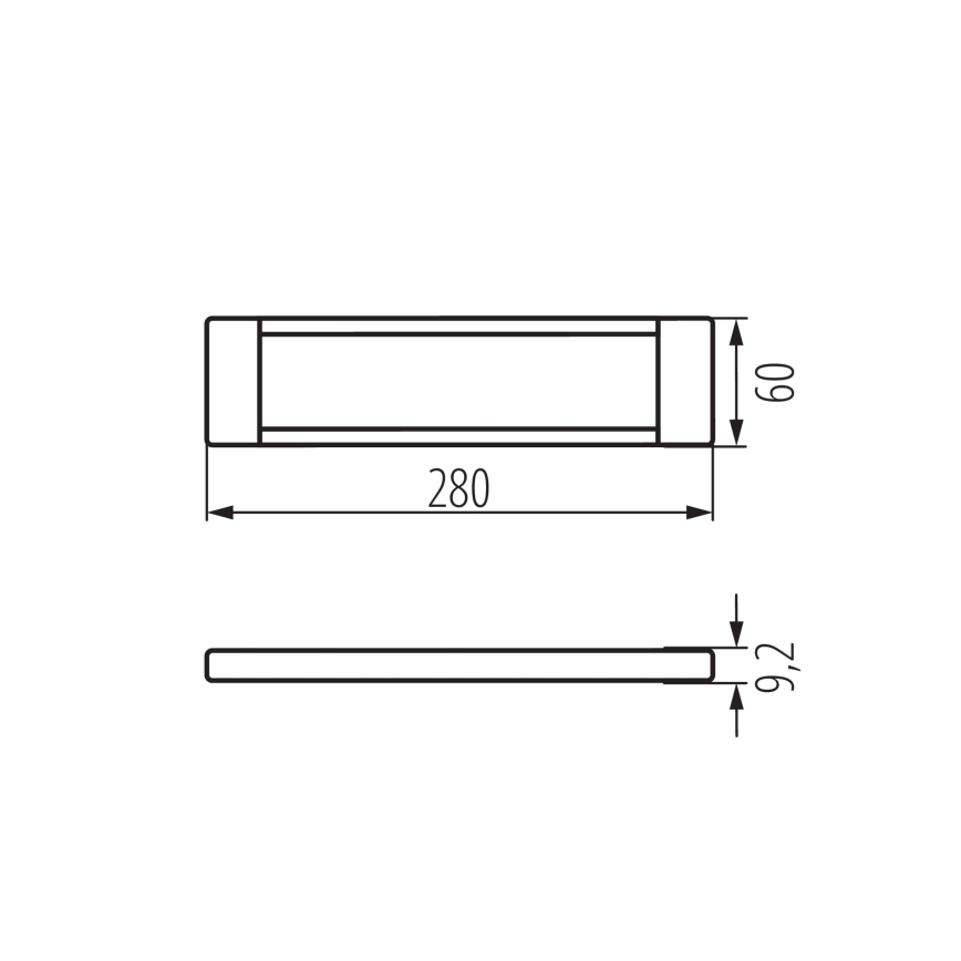 LED Himmennettävä huonekaluvalaistus DAXA LED/5W/24V 3000/4000/5500K