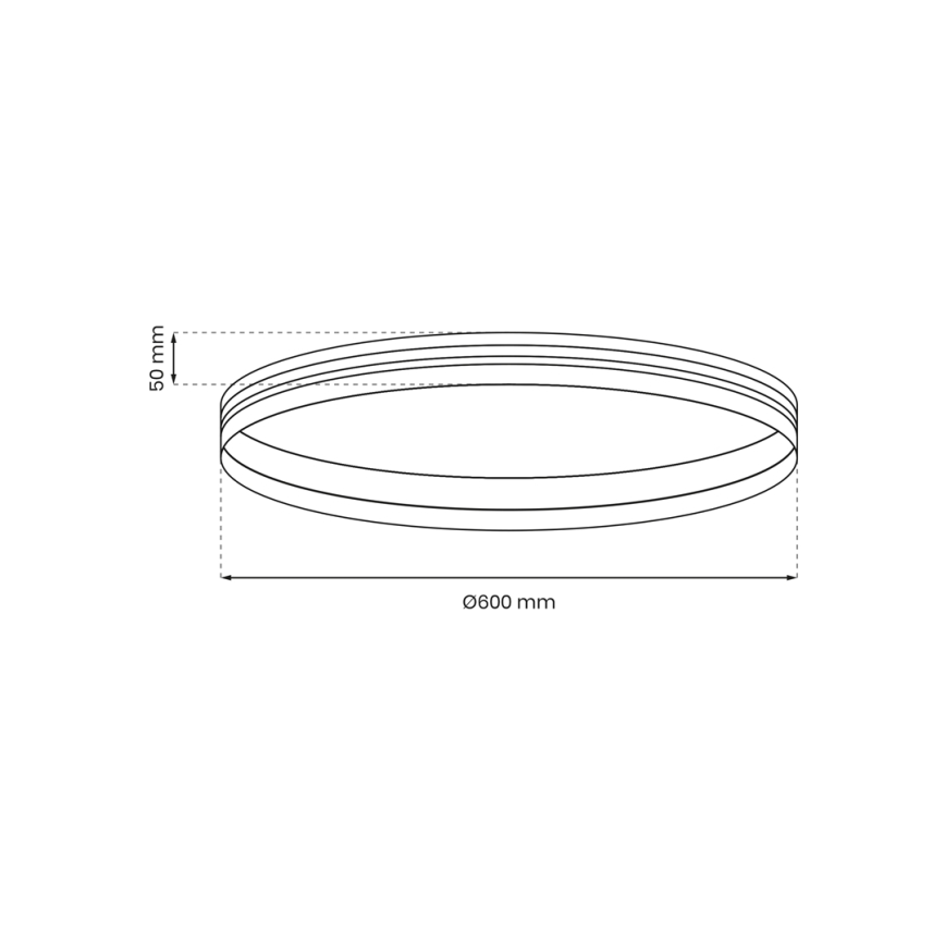 Kiskojärjestelmä MAGNETIC TRACK halk. 60 cm musta