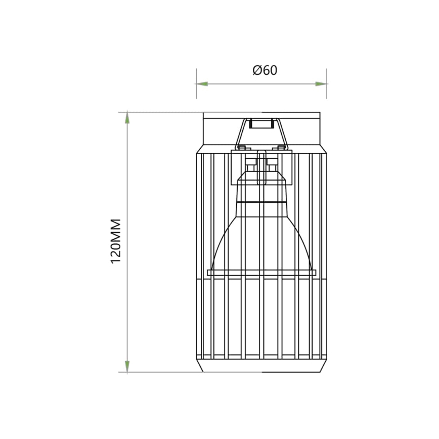 Kohdevalo VERTICAL 1xGU10/8W/230V valkoinen