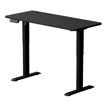 Korkeussäädettävä pöytä LEVANO 140x60 cm musta