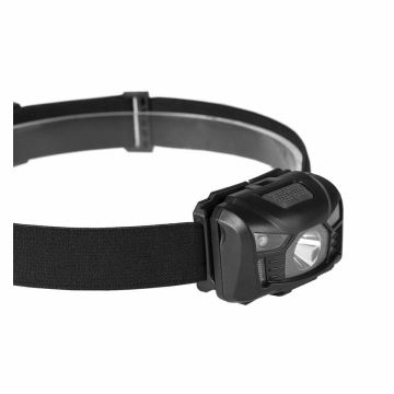 LED Himmennettävä rechargeable headlamp anturilla ja punainen valo LED/3W/5V IP66 100 lm 20 h 1200 mAh