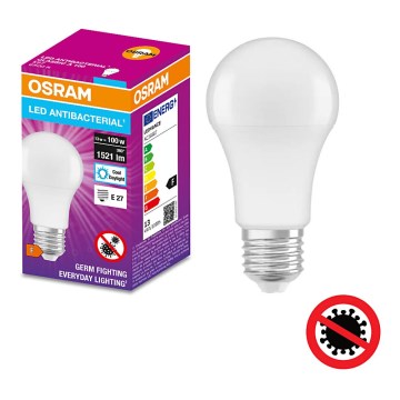 LED Antibakteerinen polttimo A100 E27/13W/230V 6500K - Osram