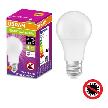 LED Antibakteerinen polttimo A60 E27/8,5W/230V 4000K - Osram