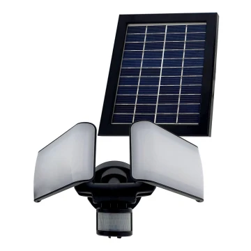 LED Aurinkokenno ulkovalonheitin anturilla LED/20W/5,5V IP44