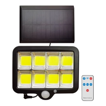 LED-aurinkokenno valonheitin anturilla INTEGRA LED/3W/3,7V IP44 + kaukosäädin