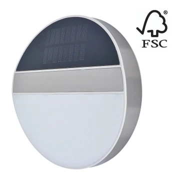 LED Aurinkopaneeli talonumero LED/3x0,1W/2,4V IP44 - FSC-sertifioitu