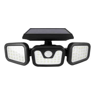 LED-aurinkovalonheitin anturilla LED/1,5W/3,7V 6000K IP44