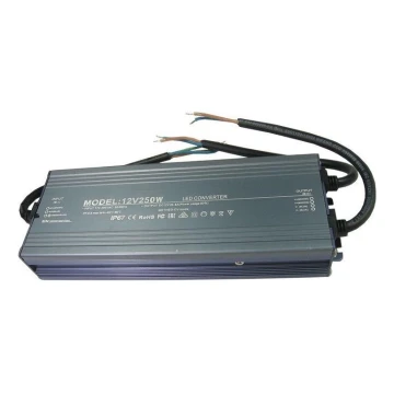 LED elektroninen muuntaja 250W/24V IP67