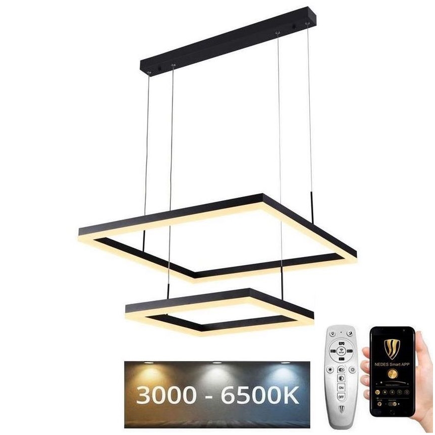 LED-himmennettävä kattokruunu nauhalla LED/90W/230V 3000-6500K + kaukosäädin