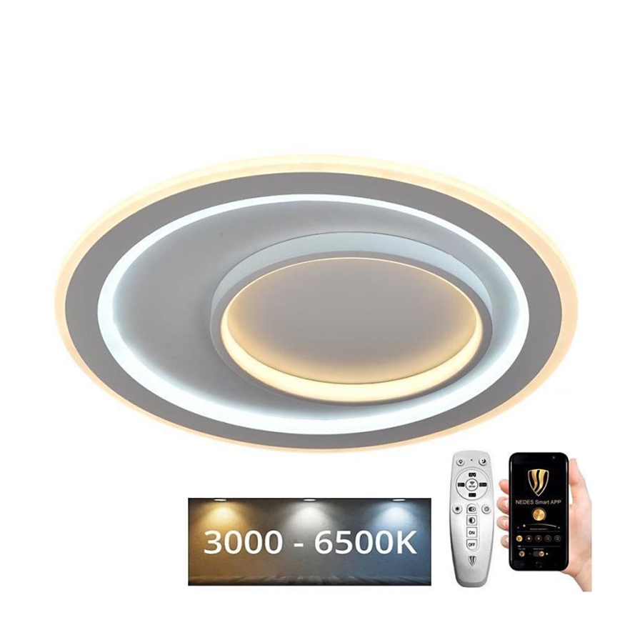 LED Himmennettävä kattovalaisin LED/85W/230V 3000-6500K + kaukosäädin