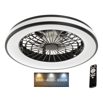 LED Himmennettävä kattovalaisin tuulettimella PLAVE 48W/230V 3000/4000/6500K + kauko-ohjaus