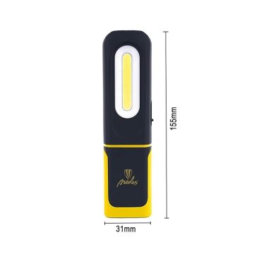 LED Himmennettävä ladattava taskulamppu LED/8W/5V IP44 420 lm 1200 mAh