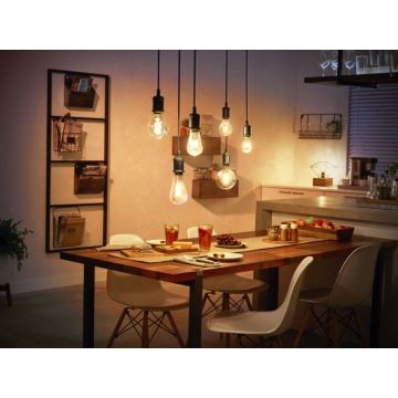 LED Himmennettävä polttimo Philips Hue WHITE FILAMENT G125 E27/7W/230V 2100K