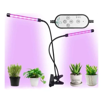 LED Himmennettävä pöytävalaisin pidikkeellä kasvien kasvattamiseen LED/8W/5V