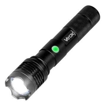 LED Himmennettävä rechargeable flashlight LED/10W/5V IPX4 800 lm 4 h 1200 mAh