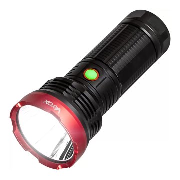 LED Himmennettävä rechargeable flashlight LED/20W/5V IPX5 2000 lm 6 h 6000 mAh