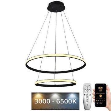 LED Himmennettävä riippuvalaisin LED/75W/230V 3000-6500K + kaukosäädin