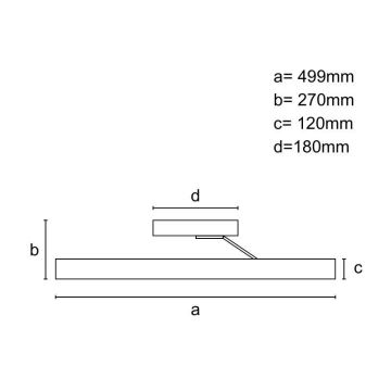 LED Himmennettävä kristalli kiinteä kattokruunu LED/75W/230V 3000-6500K musta + kauko-ohjaus