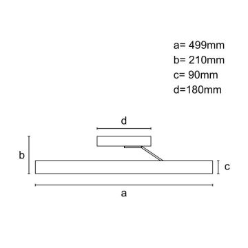 LED-himmennyskattokruunu LED/86W/230V 3000-6500K musta + kauko-ohjaus