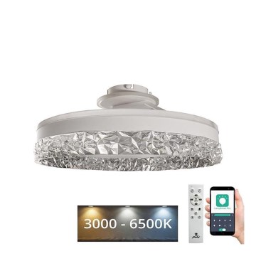 LED-himmennyskattokruunu LED/86W/230V 3000-6500K valkoinen + kauko-ohjaus