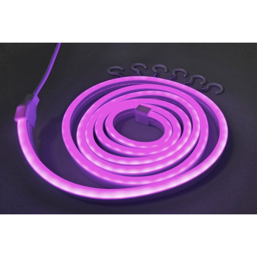 LED Joustava nauha NEON LED/5V USB 1,8 m violetti