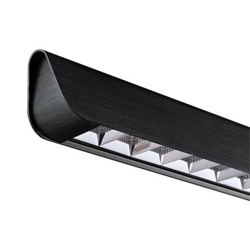 LED-kattokruunu johdossa LED/36W/230V 3000/4000/6400K musta