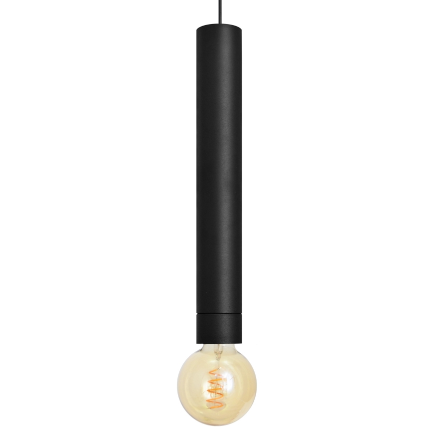 LED Kattokruunu johdossa TUBA 1xGU10/20W/230V musta