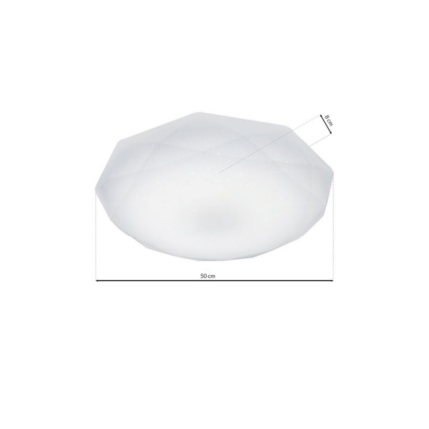 LED-kattovalaisin HEX LED/24W/230V