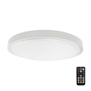 LED-kattovalaisin kylpyhuoneeseen anturilla SAMSUNG CHIP LED/18W/230V IP44 4000K halkaisija 29 cm valkoinen + kauko-ohjaus