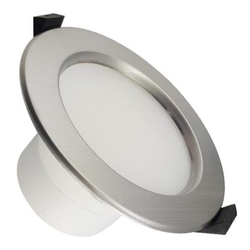 LED-kattovalaisin kylpyhuoneeseen LED/10W/230V 4000K hopea IP44