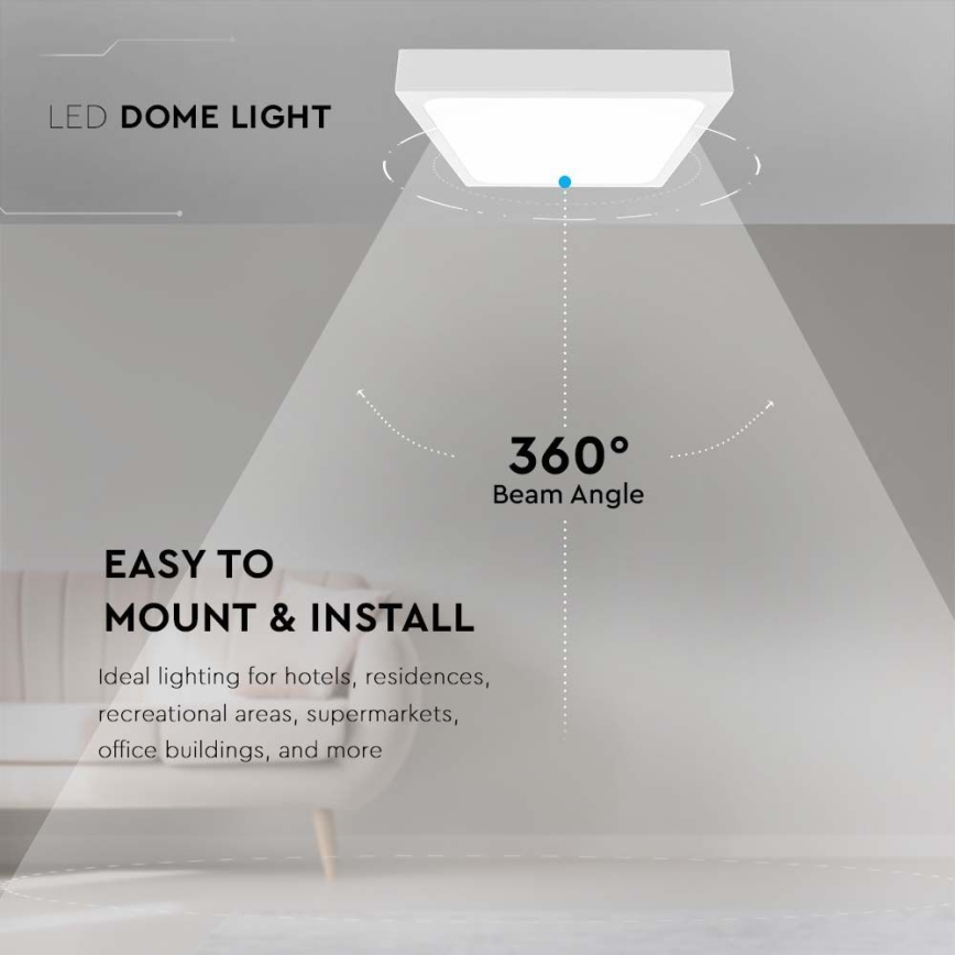 LED-kattovalaisin kylpyhuoneeseen LED/24W/230V 3000K IP44 valkoinen
