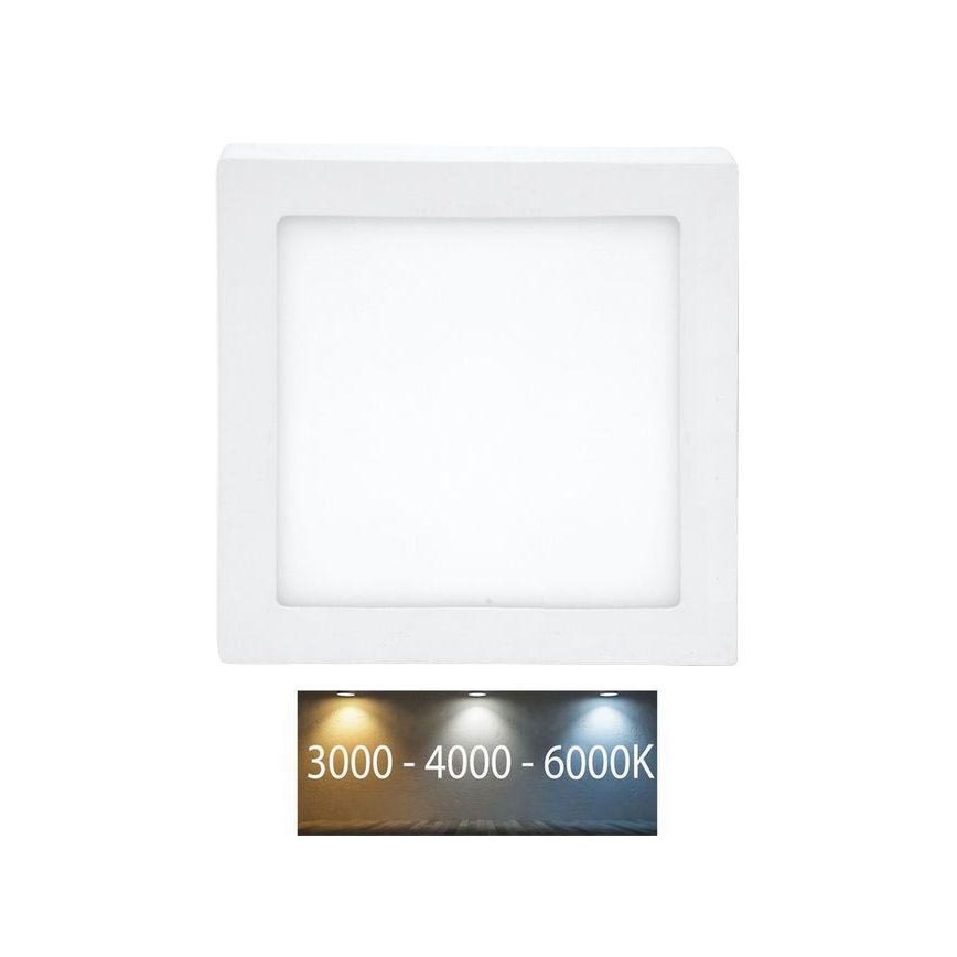 LED-kattovalaisin kylpyhuoneeseen RAFA LED/12W/230V 3000/4000/6000K 17x17 cm IP44 valkoinen