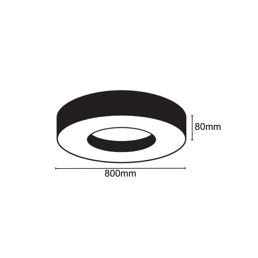 LED-kattovalaisin LED/40W/230V 4000K halkaisija 80 cm