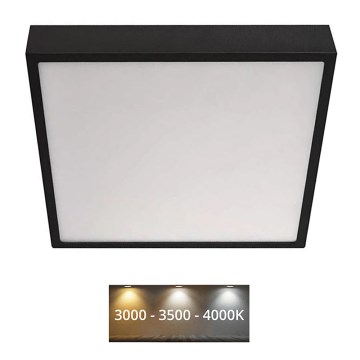 LED Kattovalaisin NEXXO LED/28,5W/230V 3000/3500/4000K 30x30 cm musta