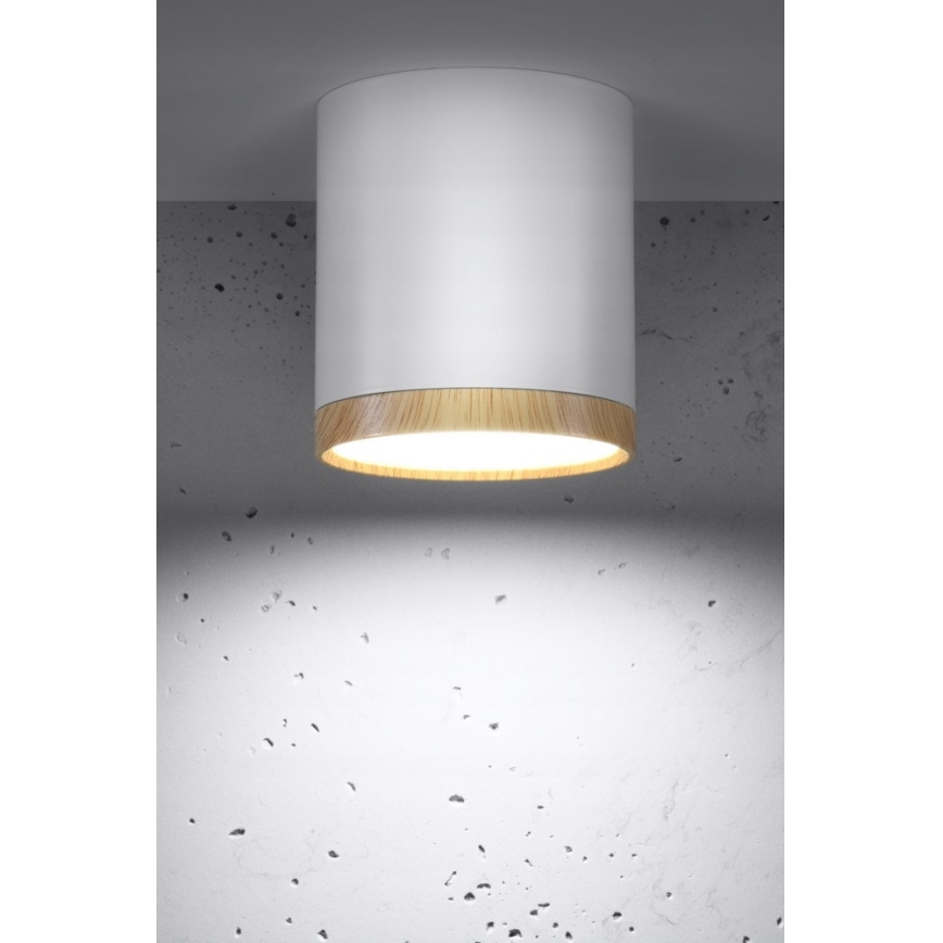 LED-kattovalaisin TUBA LED/5W/230V valkoinen/beige