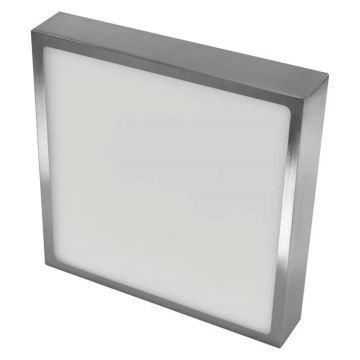 LED Kattovalo NEXXO LED/21W/230 3000/3500/4000K 22,5x22,5 cm kromi