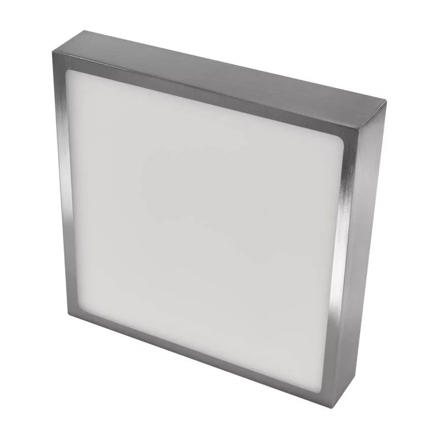 LED Kattovalo NEXXO LED/21W/230 3000/3500/4000K 22,5x22,5 cm kromi