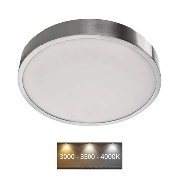 LED Kattovalo NEXXO LED/28,5W/230V 3000/3500/4000K d. 30 cm kromi