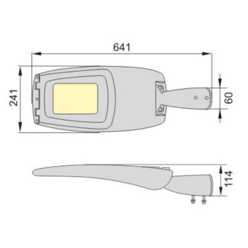 LED-katuvalaisin ADQUEN PLUS LED/80W/230V IP66