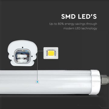LED Kestävä loistelamppu G-SERIES LED/48W/230V 4000K 150cm IP65