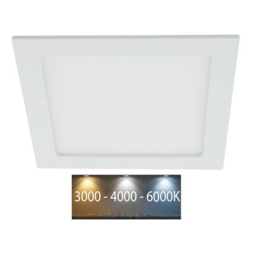 LED Kylpyhuoneen upotettava valo LED/18W/230V 3000/4000/6000K IP44