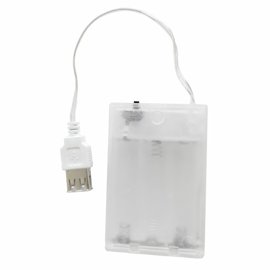 LED Neon seinäkoriste HELLO LED/3W/3xAA USB vaaleanpunainen