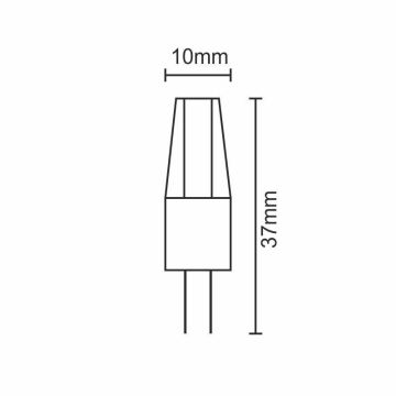 LED-polttimo G4/2W/12V 2800K