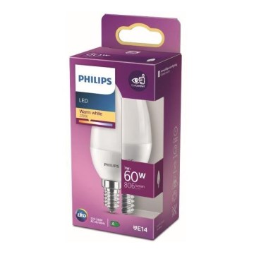 LED Polttimo Philips B38 E14/7W/230V 2700K