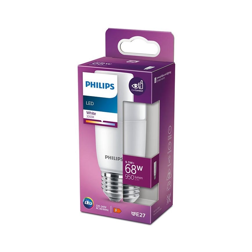 LED Polttimo Philips E27/9,5W/230V 3000K